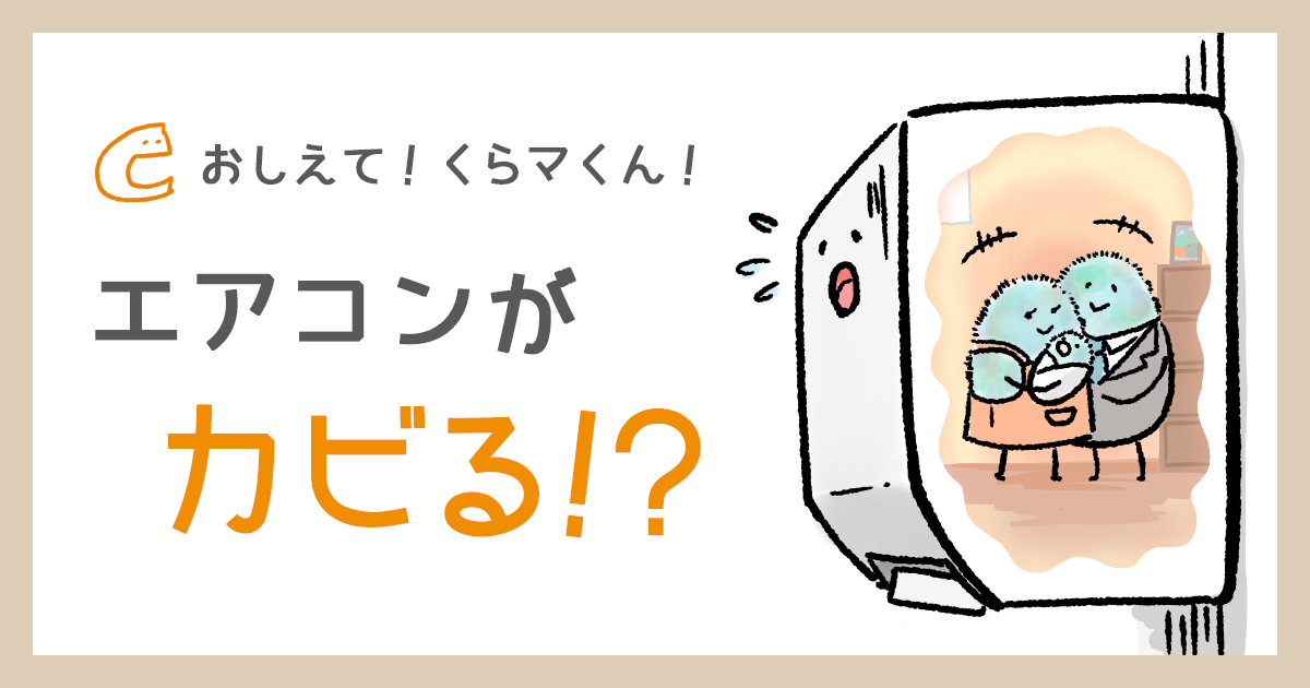 “エアコンの内側にカビが発生するってほんと?"